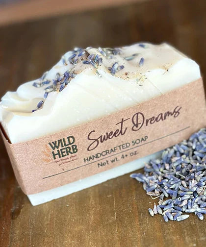 Wild Herb Sweet Dreams handcrafted lavender soap bar — Bath & Body at Simply Serenity