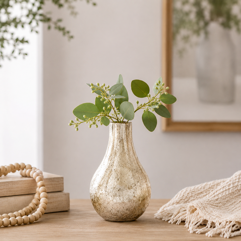 Mercury Glass Vase