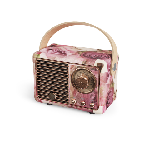 Retro Mini Wireless Speaker - Floral
