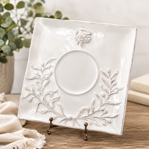 Celestial Ivory Porcelain Plate