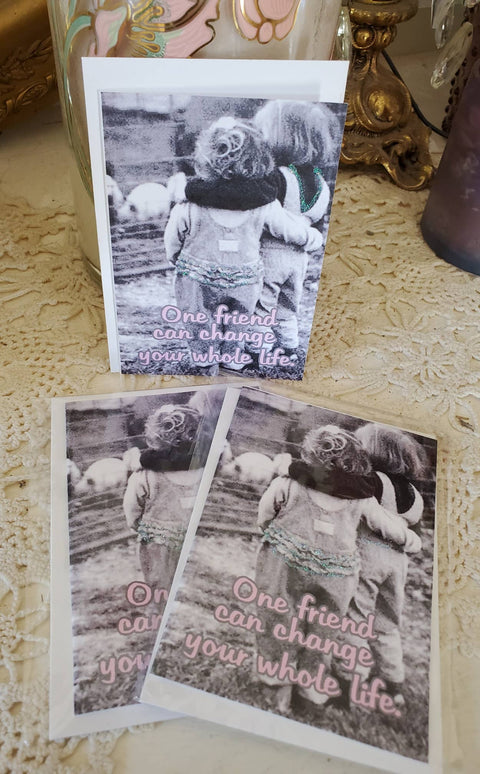 One Friend Mini Greeting Card