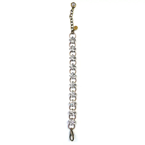 Bracelet - Bold Rhinestone Chain/Crystal