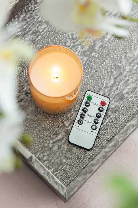 Flameless Candles w/Remote -Amber