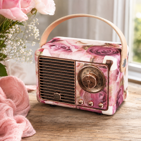 Floral Retro Mini Wireless Speaker