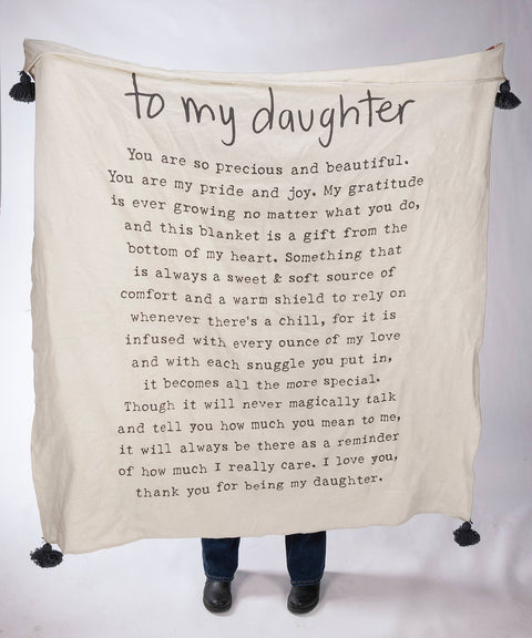 Throw Blanket - To My Daughter