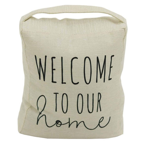 Door Stop with Handle – Welcome