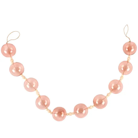 Pink Glass Garland