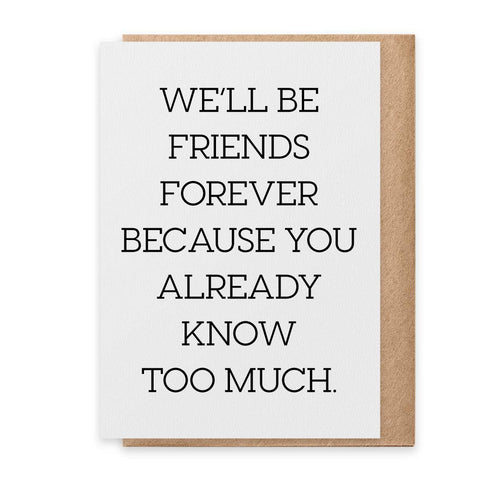 Greeting Card - Friends Forever