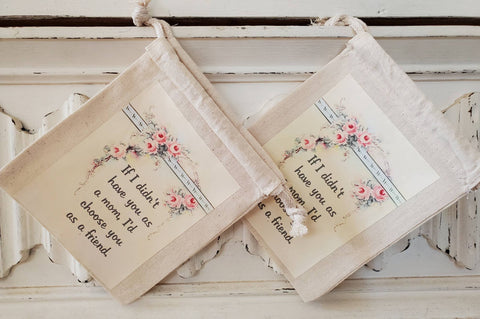 Mom Canvas Gift Bag