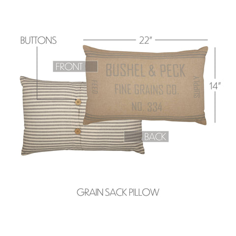 Grace Feed Grain Sack Pillow