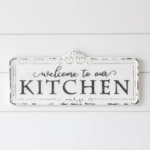 Welcome Iron Sign