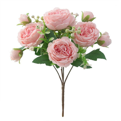 Peony Rose Bouquet - Pink