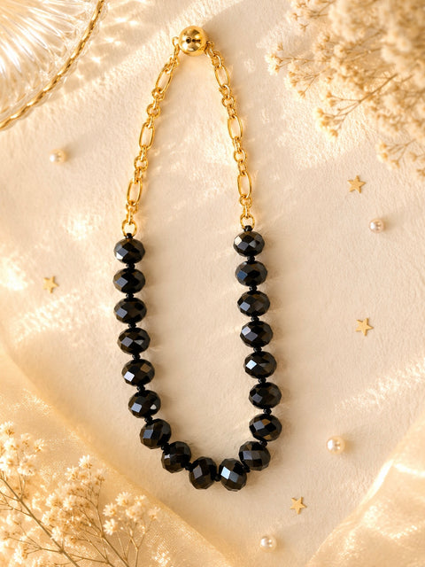 Black Crystal Necklace