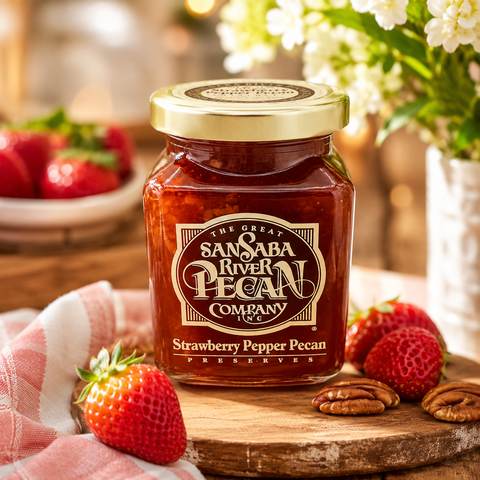 Strawberry Pepper Pecan Preserves