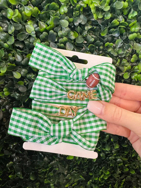 Green Game Day Shoelaces