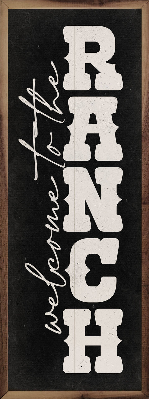 Framed Art - Welcome to the Ranch