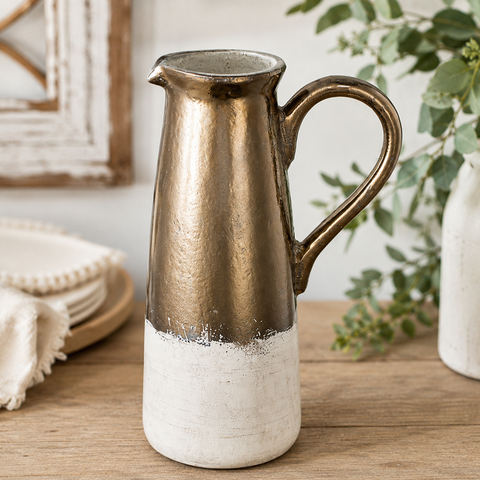 Natural/Bronze Pitcher