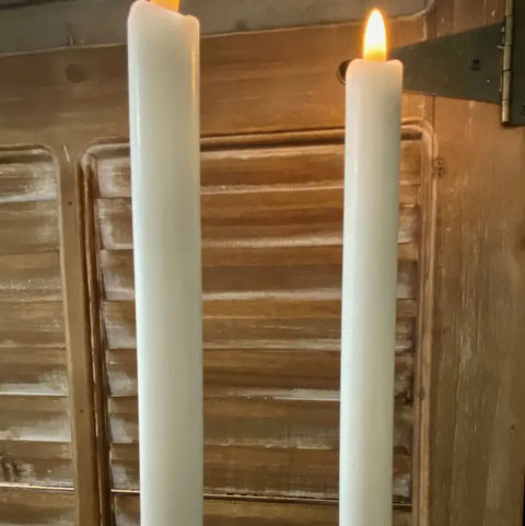 Radiance Wax Taper Candles - LED