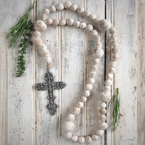 Baroque Iron Cross Rosary