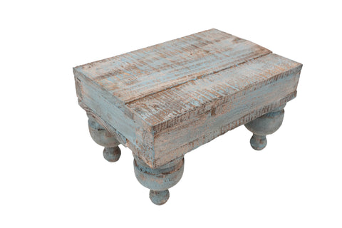 Chula Cake Table Set 3-Display-Reclaimed Wood-Turquoise