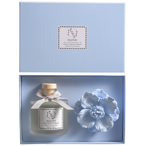 Marine (Blue) Ceramic Flower Diffuser
