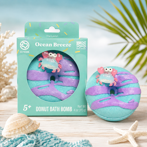 Ocean Breeze Donut Bath Bomb