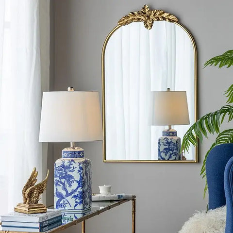 Large Gold Arch Mirror