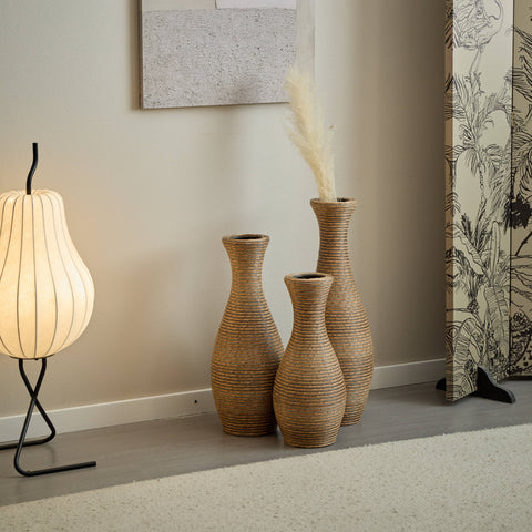 Rattan Floor Vase - Small
