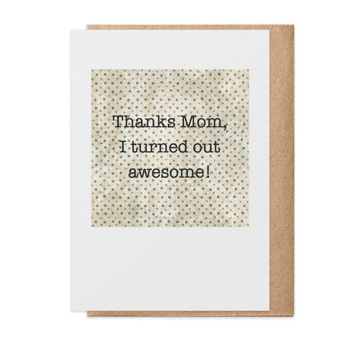 Greeting Card - Thanks Mom