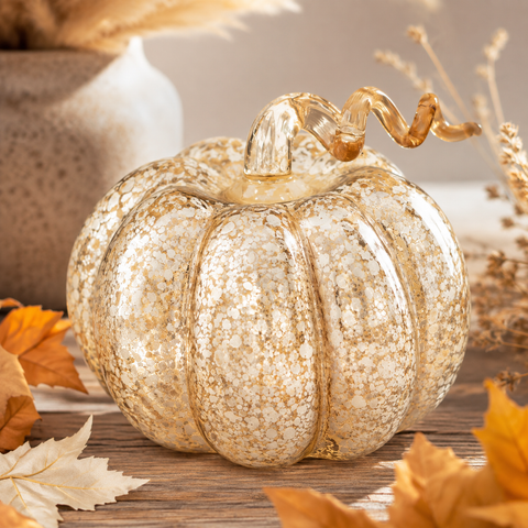 Mercury Glass Pumpkin