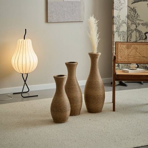 Rattan Floor Vase - Small