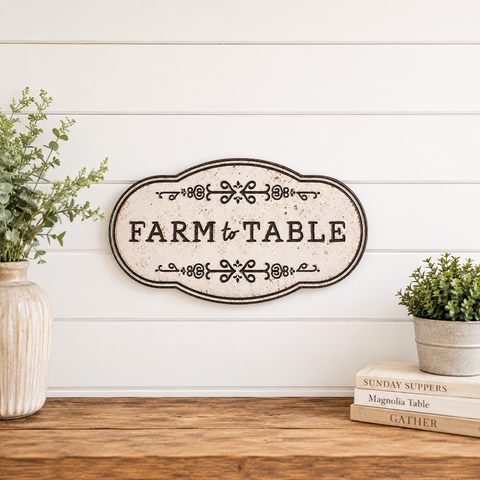 Farm to Table Wall Decor