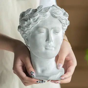 Medium Visage Cement Planter