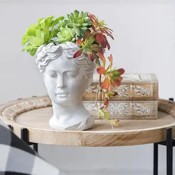 Medium Visage Cement Planter