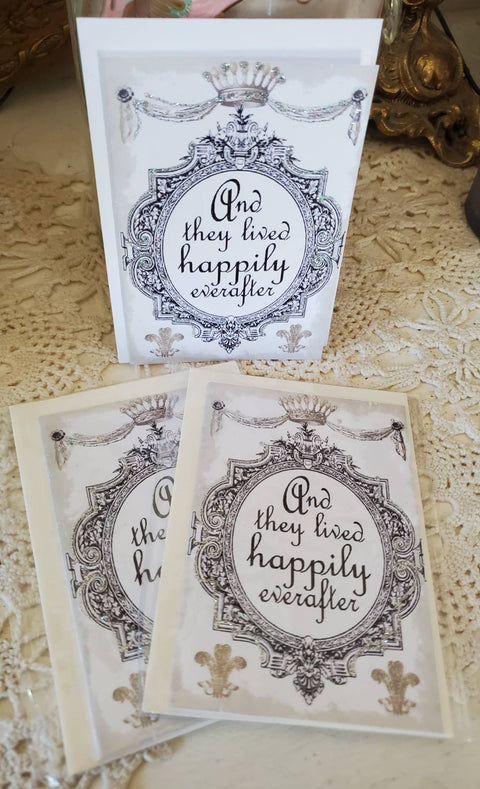 They Lived Happily Ever After Mini Greeting Card