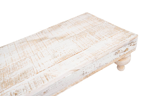 Chula Cake Table Set-Display-Reclaimed Wood-Set 3-White