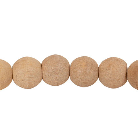 Cross Wood Bead Garland Tassel