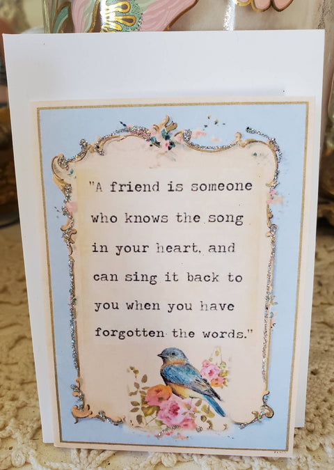 Mini Greeting Card - Friendship