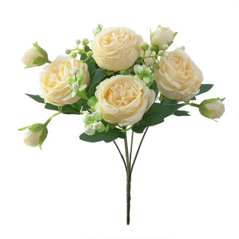 Peony Rose Bouquet - Champagne