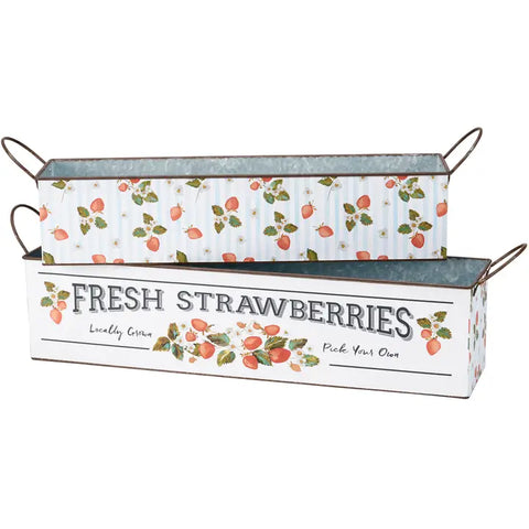 Strawberries Bin Set