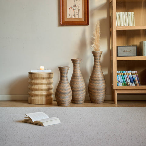 Rattan Floor Vase - Small