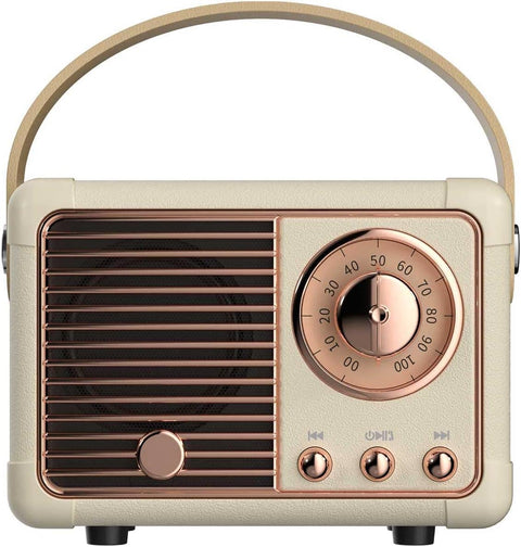 Vintage Bluetooth Speaker - Ivory