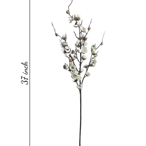 White Plum Blossom Blossom Branch Artificial Stem
