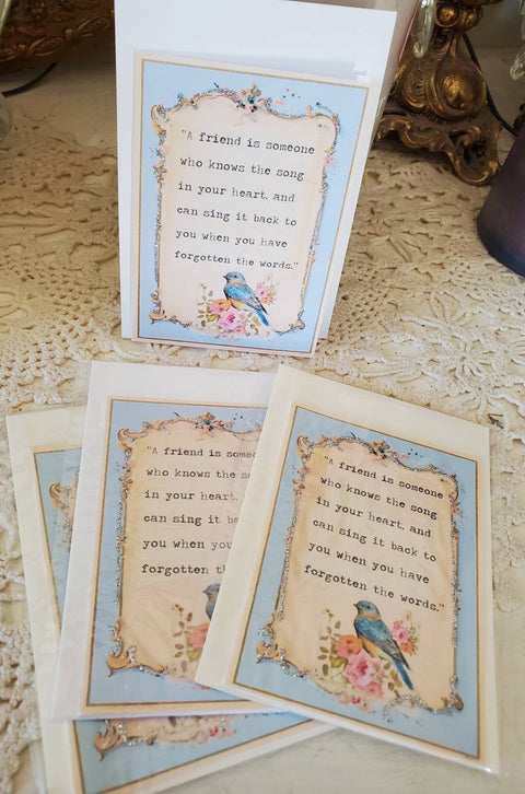 Mini Greeting Card - Friendship