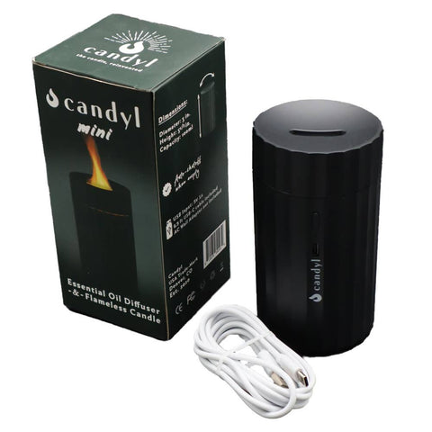 Flame Oil Diffuser - Black