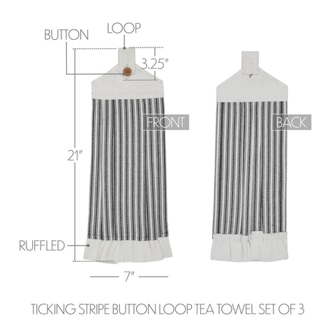 Button Loop Tea Towel