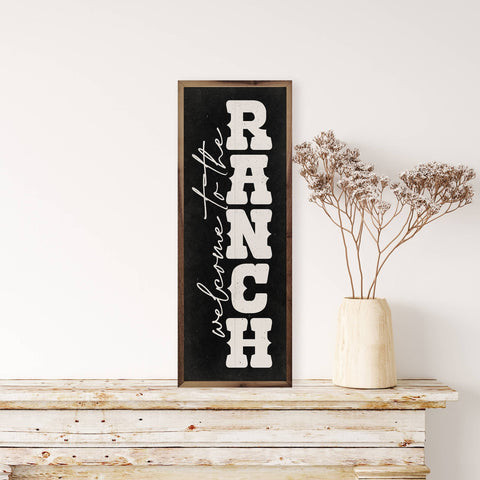 Framed Art - Welcome to the Ranch