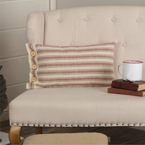 Red Fabric Pillow Cover