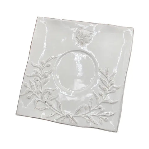Ivory Porcelain Plate