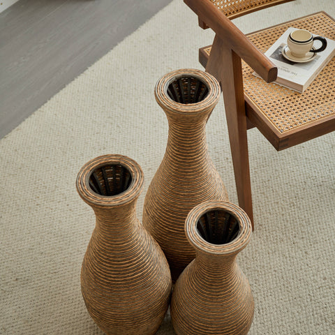 Rattan Floor Vase - Small